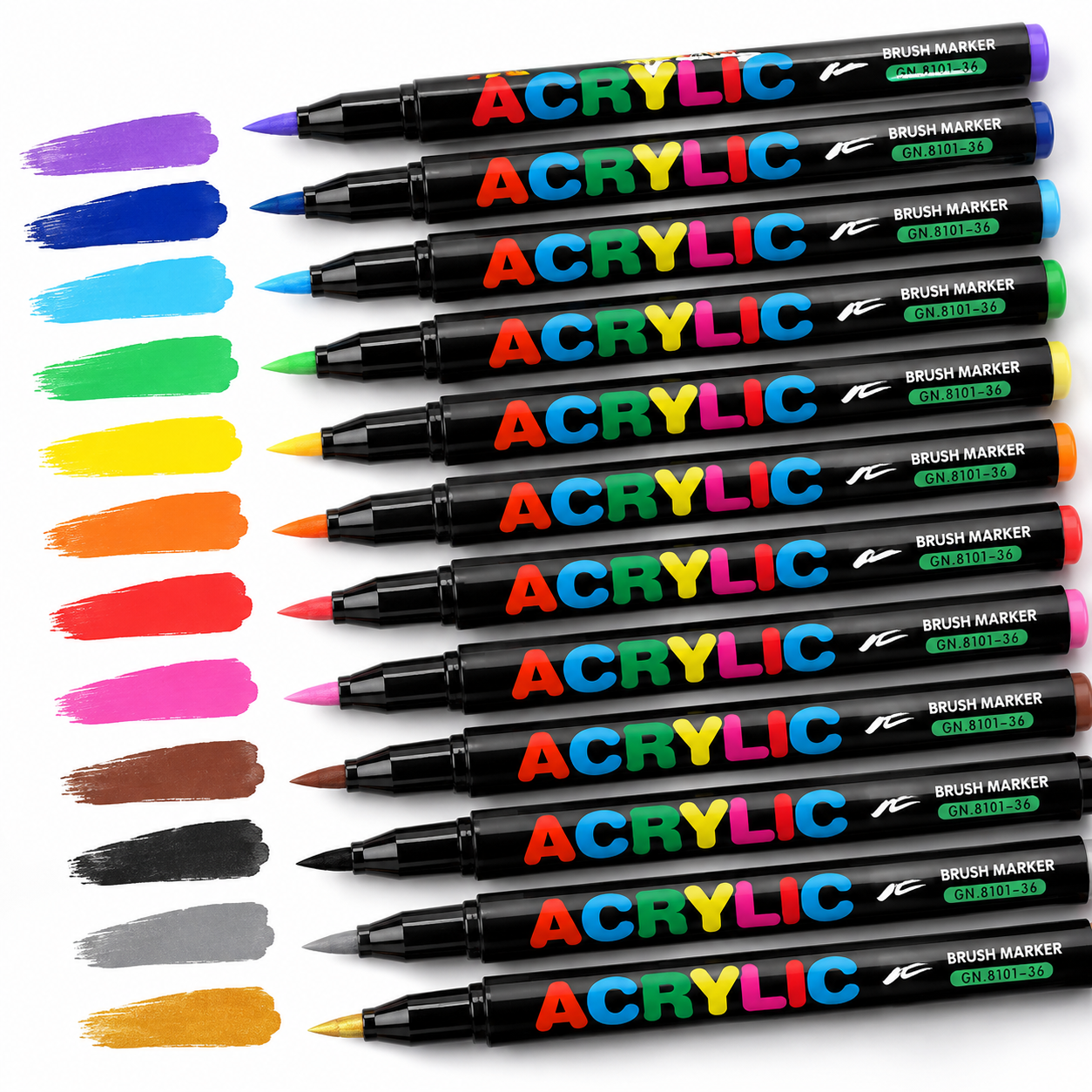 Feutres de coloriage par numéros