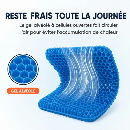 Coussin de siège 100 % gel