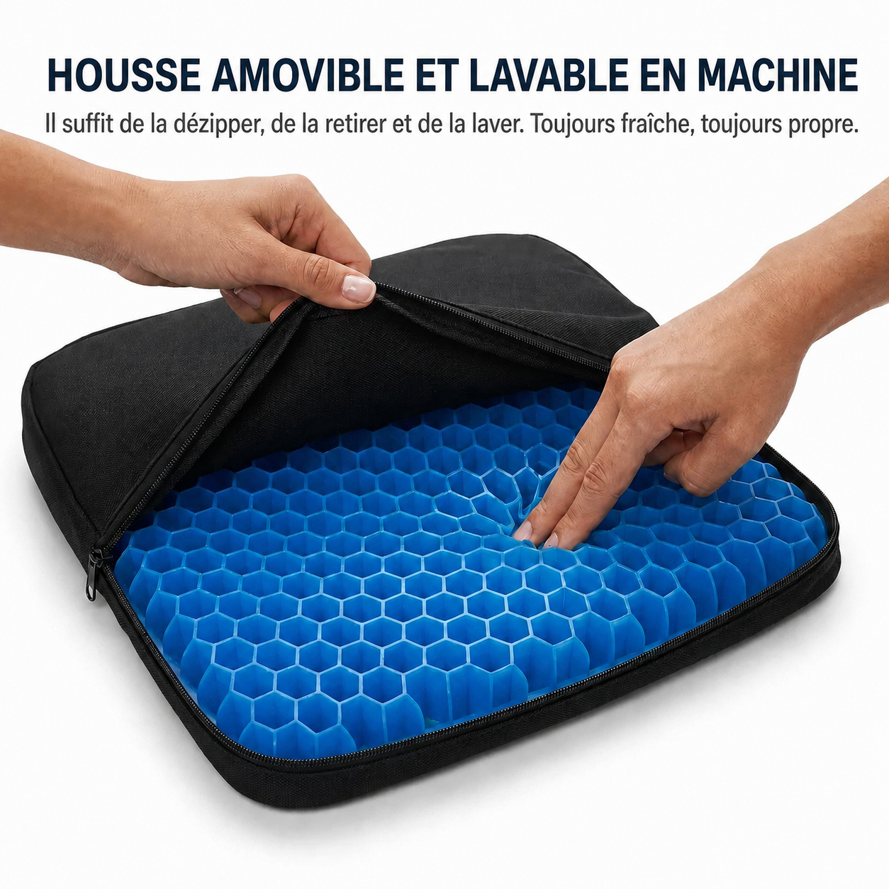 Coussin de siège 100 % gel