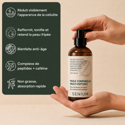 SENIUM – Huile Corps aux Peptides