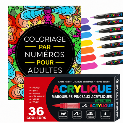 Livre de coloriage par numéros