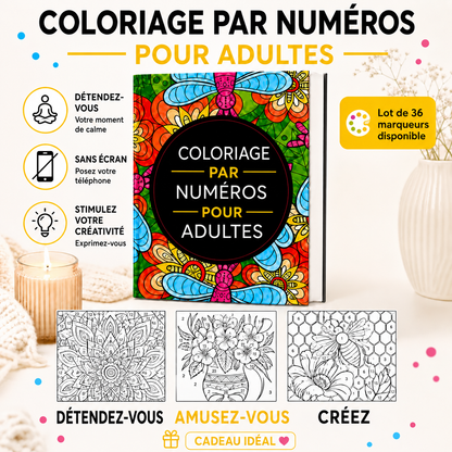 Livre de coloriage par numéros