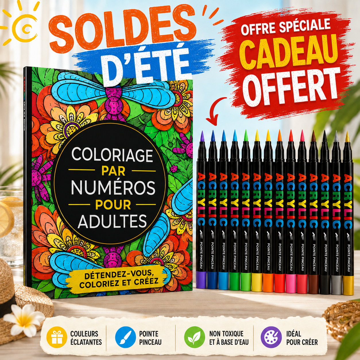 Livre de coloriage par numéros