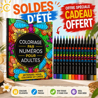 Livre de coloriage par numéros